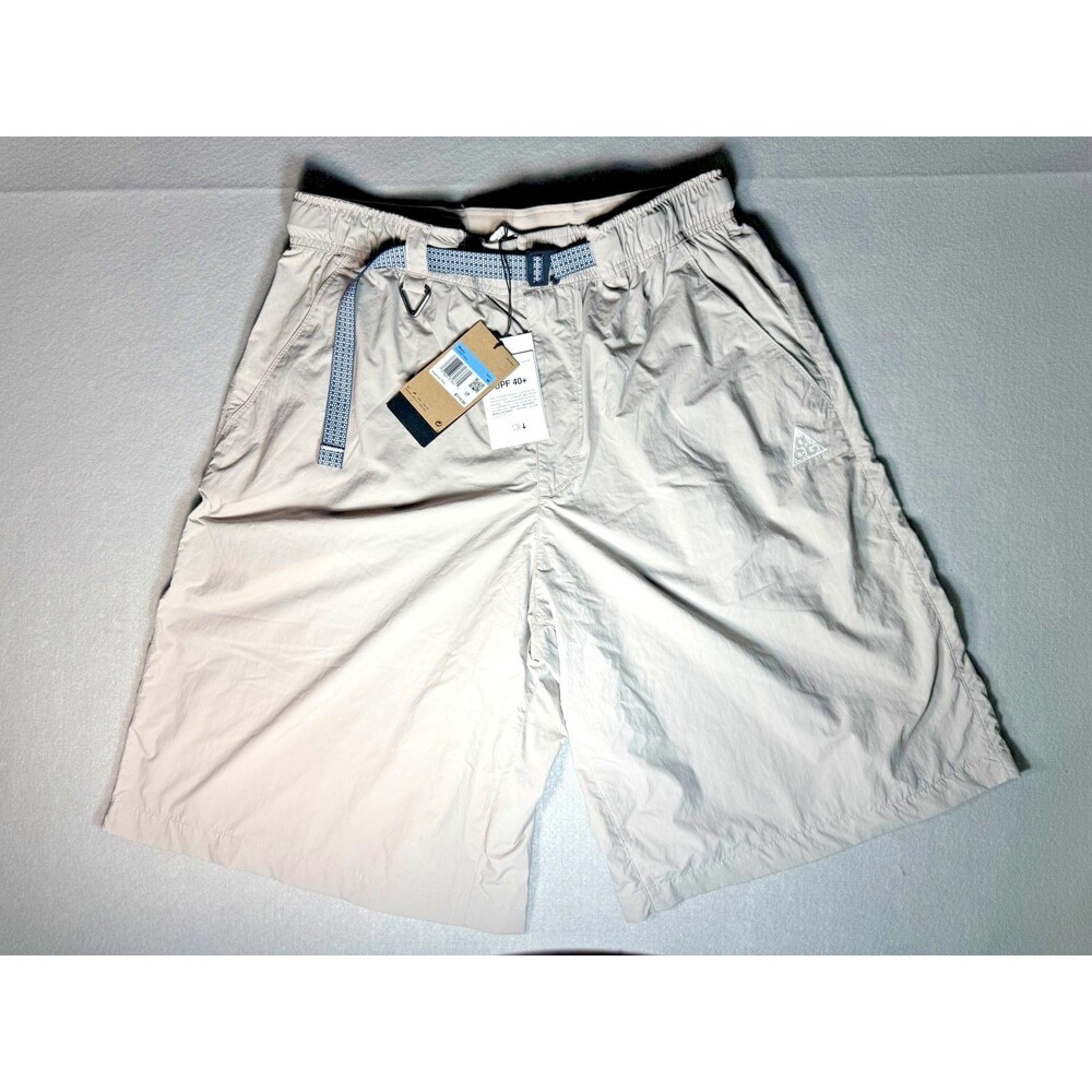 NIKE ACG "Orb Weaver" UV Repel Oversized Shorts Grey HJ2887-009 SZ Medium NWT!